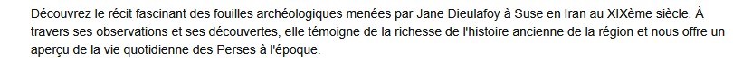 Á Suse, journal des fouilles, 1884-1886