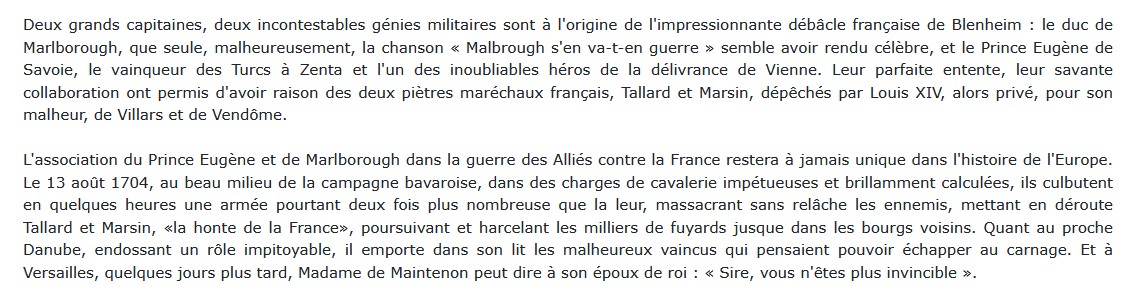 Blenheim : 1704 , Henri Pigaillem