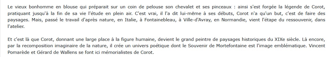 Corot Gérard de Wallens et Vincent Pomarède