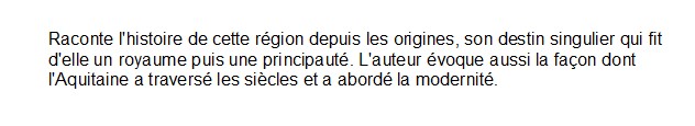 Histoire des Aquitains, Antoine LEBEGUE