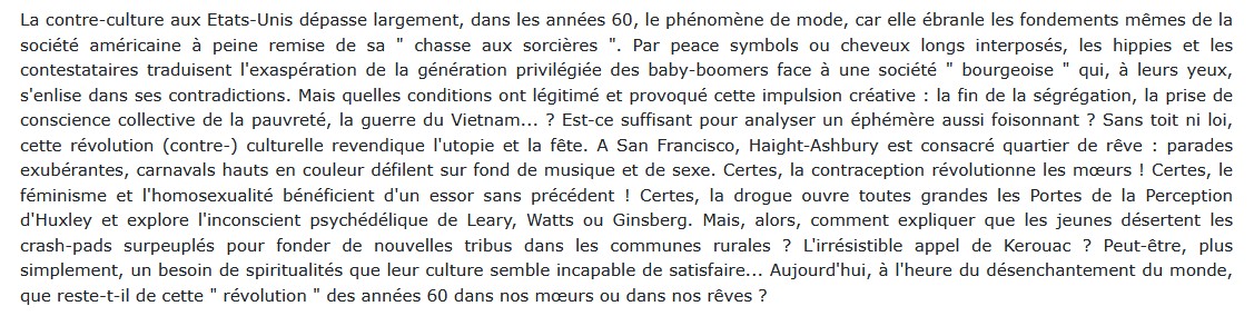 La contre-culture, Christiane Saint Jean Paulin 