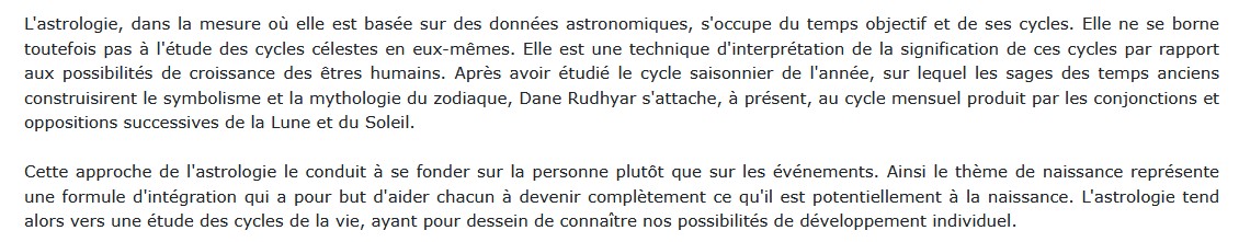 Le Cycle de la lunaison Dane Rudhyar