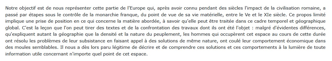 Le Haut Moyen Age Occidental, Renée Doehaerd