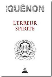 L'erreur spirite