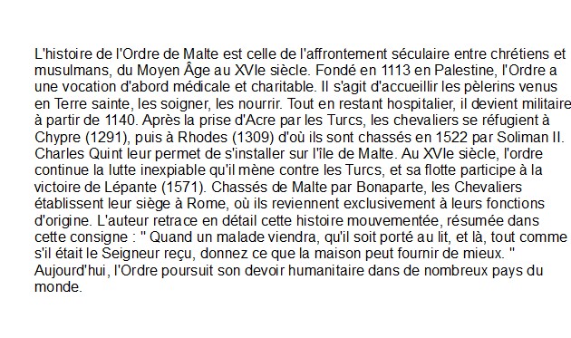 Les chevaliers de Malte, Prosper Jardin et Philippe Guyard