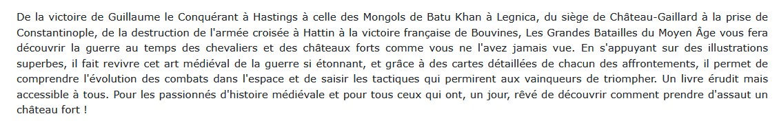 Les grandes batailles du Moyen Âge, Kelly DEVRIES