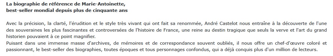 Marie-Antoinette, André Castelot