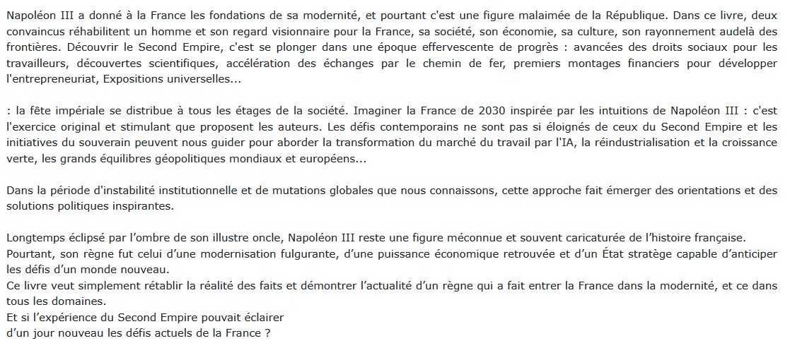 Napoléon III l'incompris, Joachim Murat et Olivier Pastré