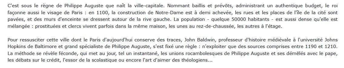 Paris : 1200, John W. Baldwin 
