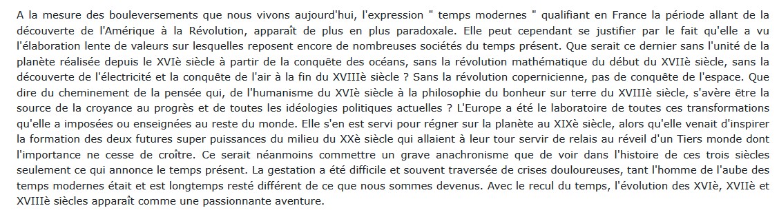 Précis d'histoire moderne, André Corvisier 