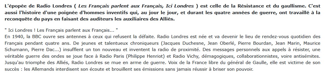 Radio Londres 1940-1944, Aurélie Luneau