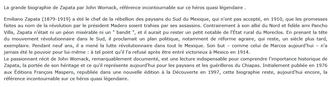 Emiliano Zapata - Et la révolution mexicaine