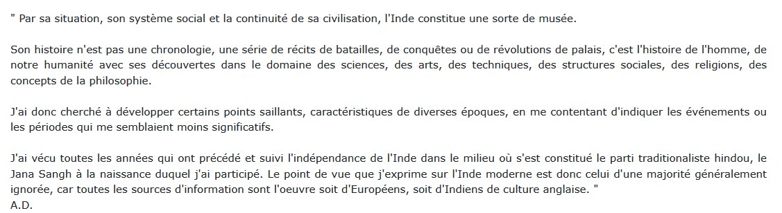 Histoire de l'Inde, Alain Daniélou 