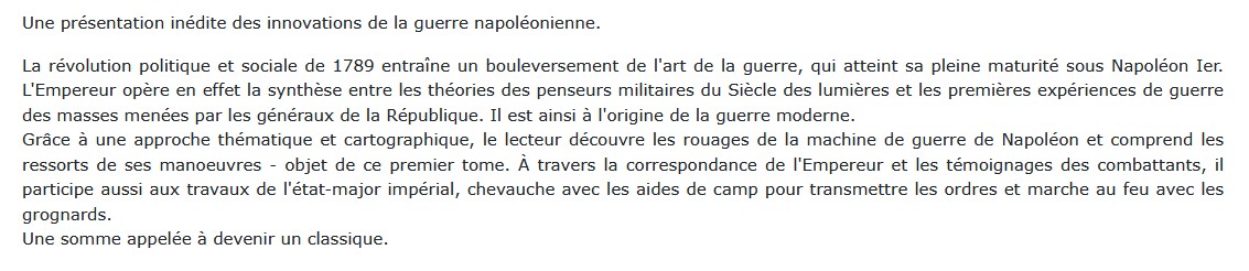 La révolution militaire napoléonienne - Tome 1, Stéphane Béraud