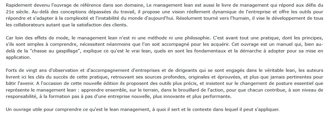 Le Management Lean, Godefroy Beauvallet
