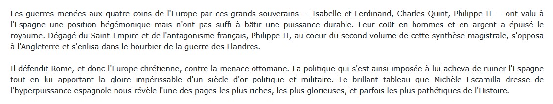 Le Siècle d'or de l'Espagne - Tome 2