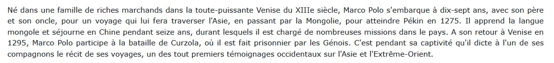 Le Voyage de Marco Polo, Viktor Borisovitch Chklovski