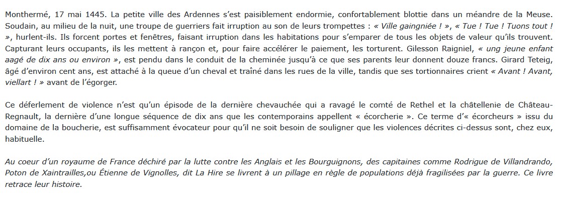 Les Ecorcheurs (1435-1445)