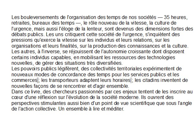 Modernité - La nouvelle carte du temps, Colloque de Cerisy