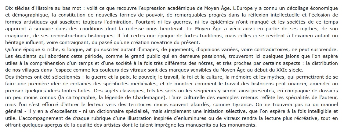 Regards sur le Moyen Age,  Sylvain Gouguenheim 