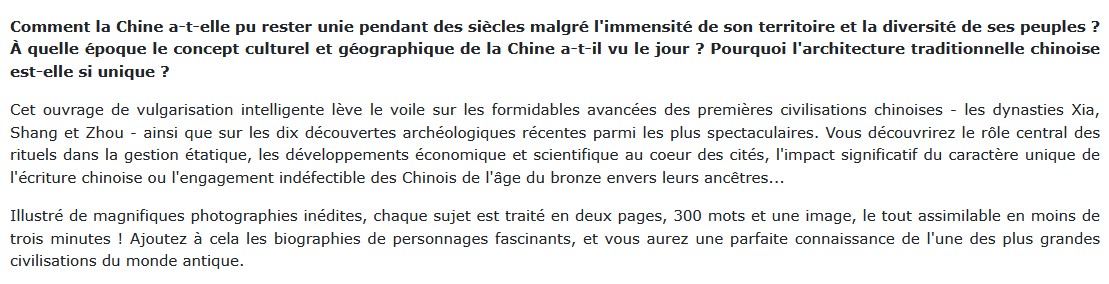 3 minutes pour comprendre les 50 faits les plus marquants de la Chine ancienne, Yijie Zhuang