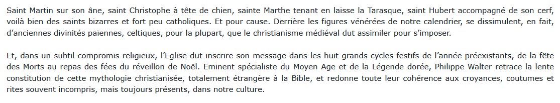 Fêtes, rites et mythes du Moyen âge