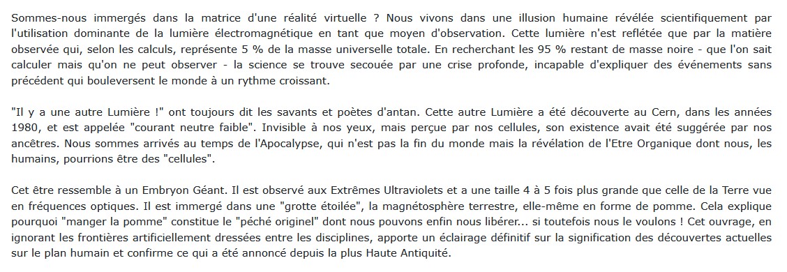 L'Eveil et le Jeu Cosmique de l'Homme, Giuliana Conforto 