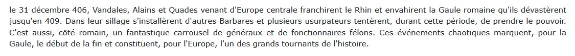 La grande invasion des Gaules , Laroslav Lebedynsky