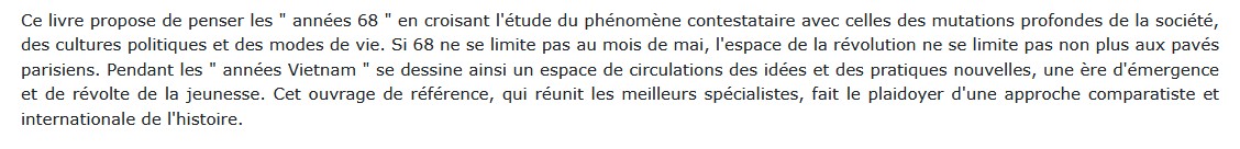 Les années 68