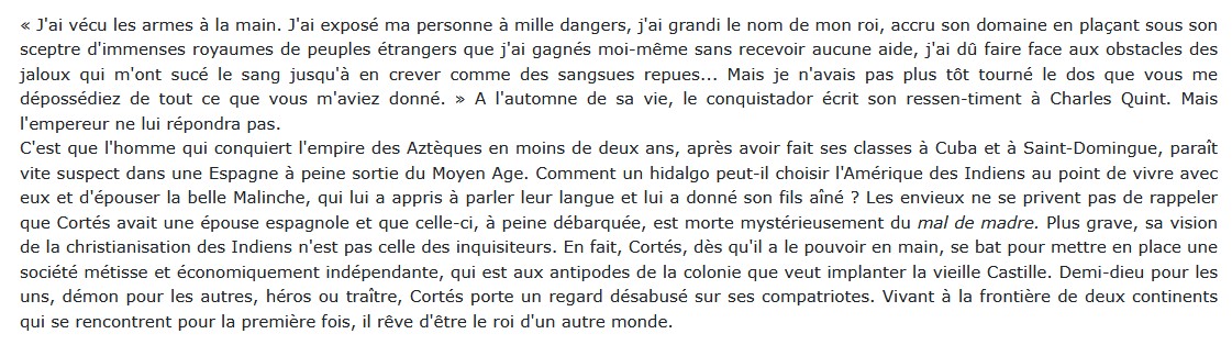 Cortes, Christian Duverger 