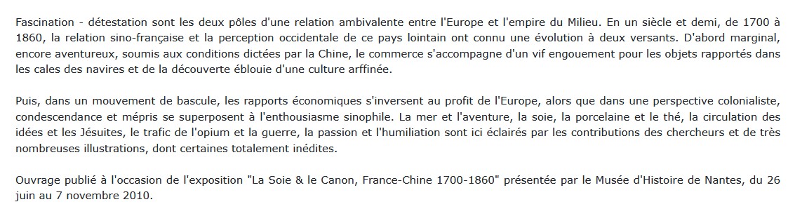 France-Chine (1700-1860)