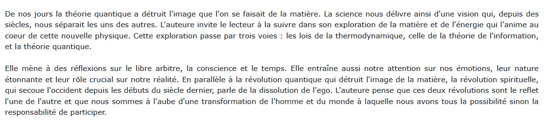 introduction à l'alchimie moderne, Françoise Tibika
