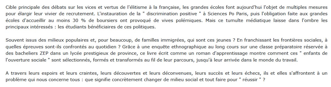 Comment les « filières d'élite » entrouvrent leurs portes