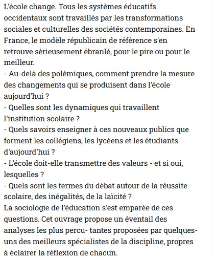 Les Mutations de l'école