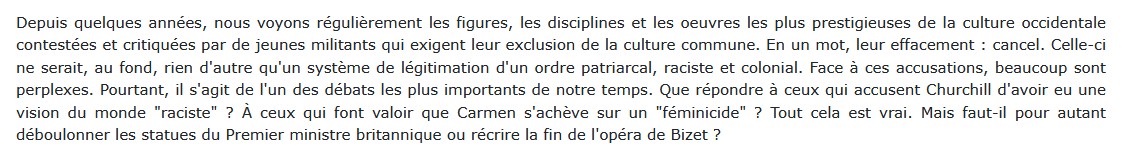 Réflexions sur la cancel culture Pierre Vesperini