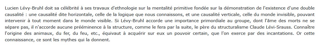 Primitifs - 1922-1935, Lucien Lévy-Bruhl