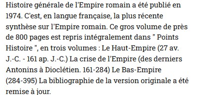 Histoire générale de l'Empire romain, tome 1 - Le Haut Empire, Paul Petit