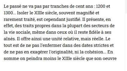 Le XIIIe siècle européen, Léopold Genicot