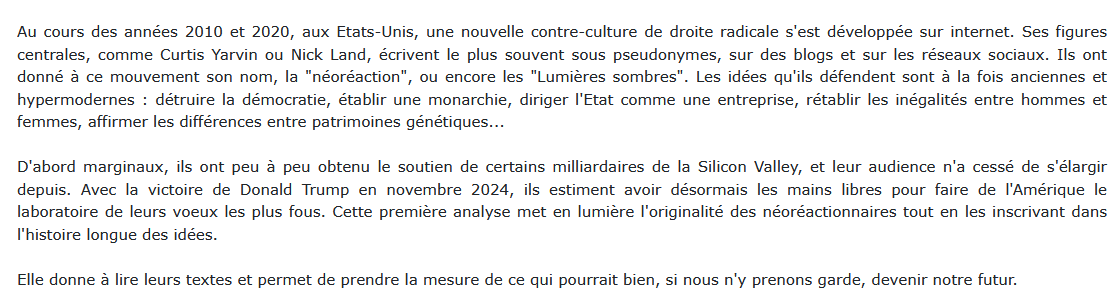 Les Lumières sombres, Arnaud Miranda 
