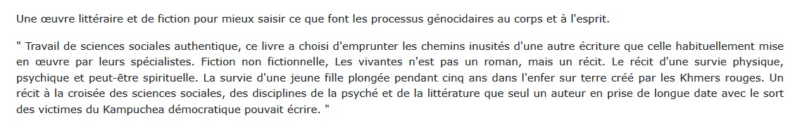 Les Vivantes - Phnom Penh Richard Rechtman