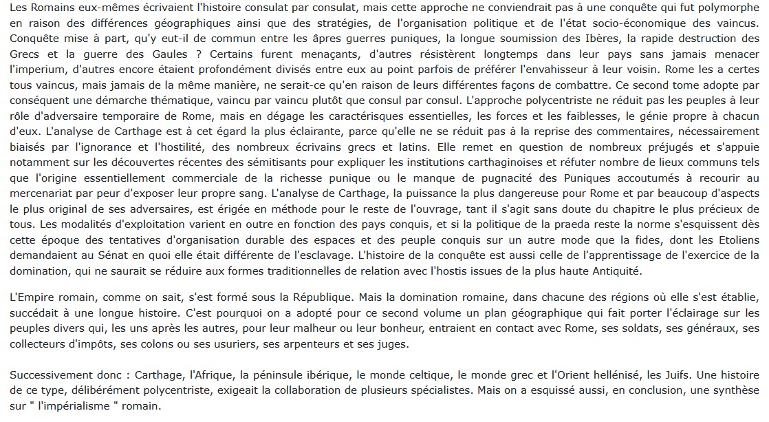 Rome et la conquête du monde méditerranéen Tome 2, Claude Nicolet