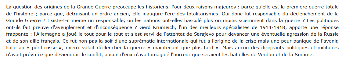Le feu aux poudres - Qui a déclenché la guerre en 1914, Gerd Krum