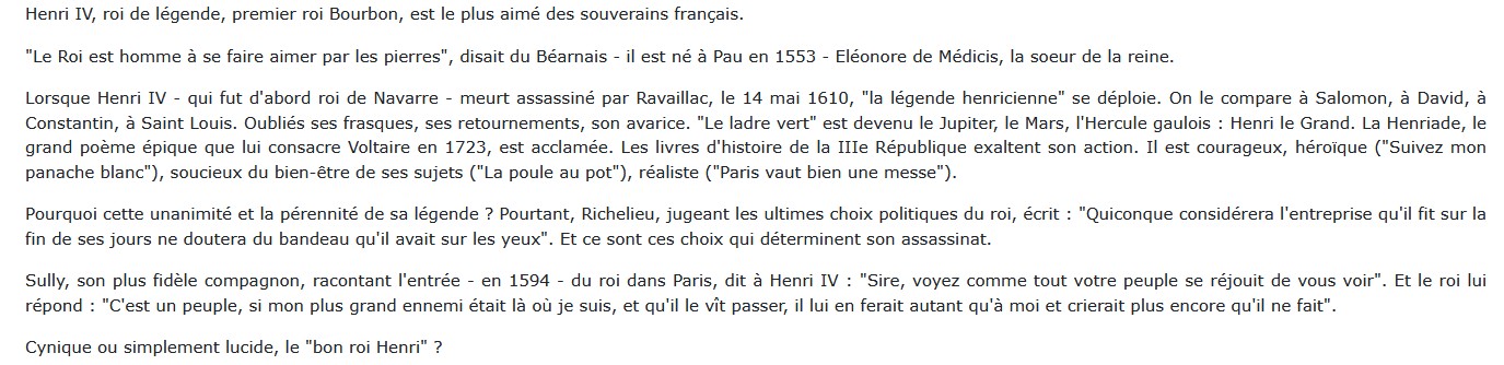 Henri IV Jean-Paul Desprat